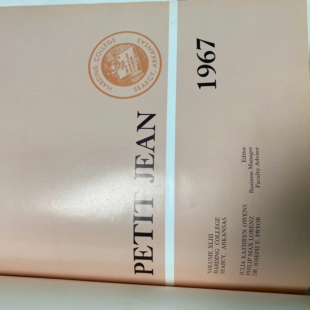 VTG‎ 1967 Harding College Petit Jean Yearbook Searcy Arkansas Vol 43 University